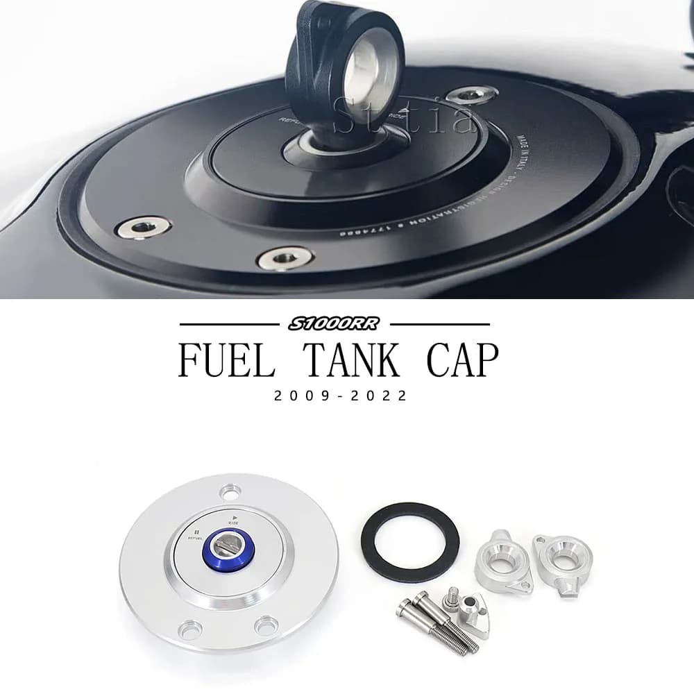 Per BMW S1000RR S1000 RR 2009-2022 2021 S 1000RR Nuovo tappo serbatoio carburante CNC per moto, coperchio tappo serbatoio benzina