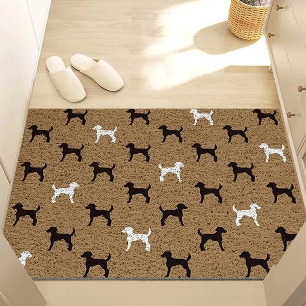 Tappeto di Benvenuto, Zerbino d'Ingresso in PVC, Antiscivolo, Antipolvere, Resistente all'Usura, Tappetini per Porta d'Ingresso