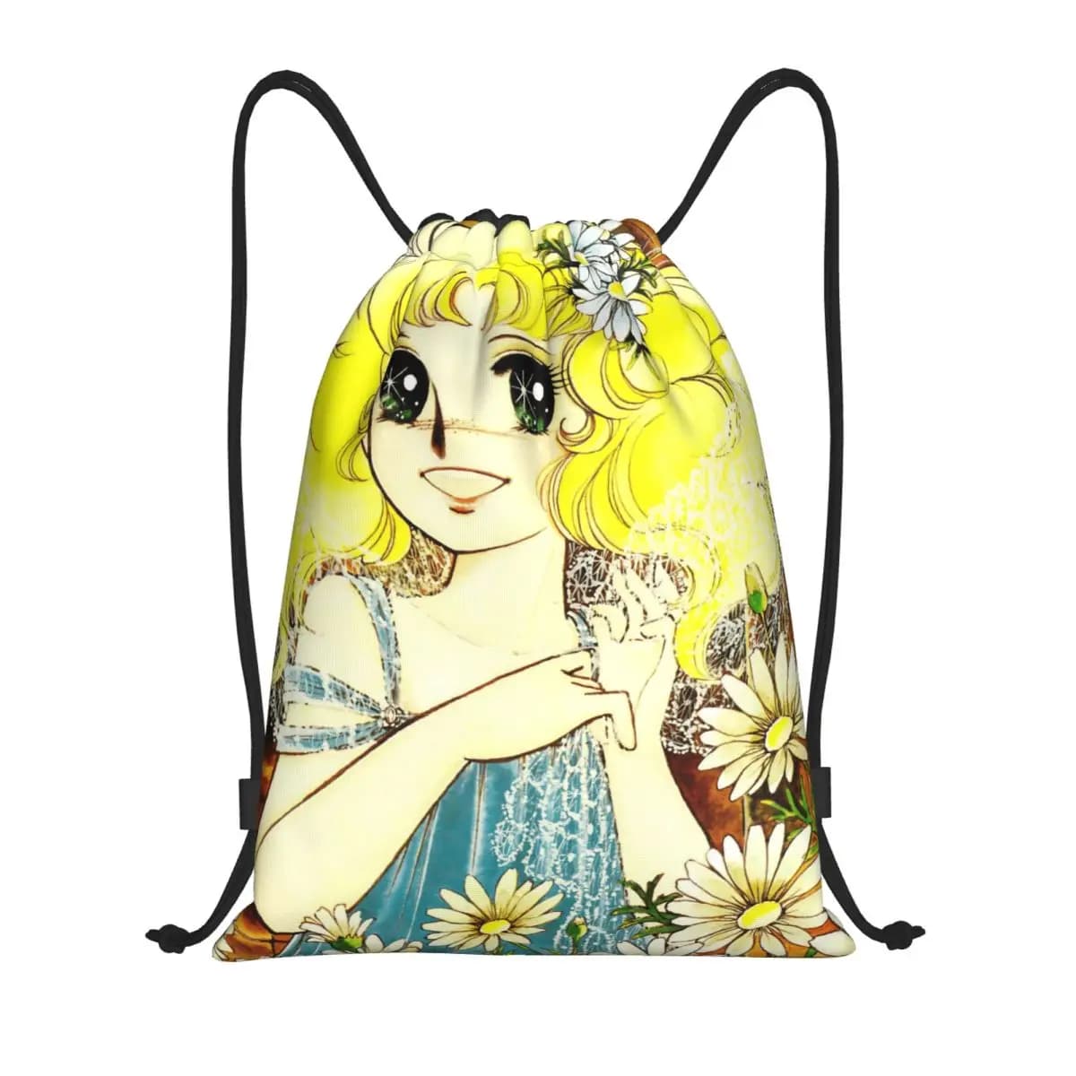 Candy Candy Manga Borse con coulisse Zaino sportivo Zaino da palestra Borsa a corda per la corsa