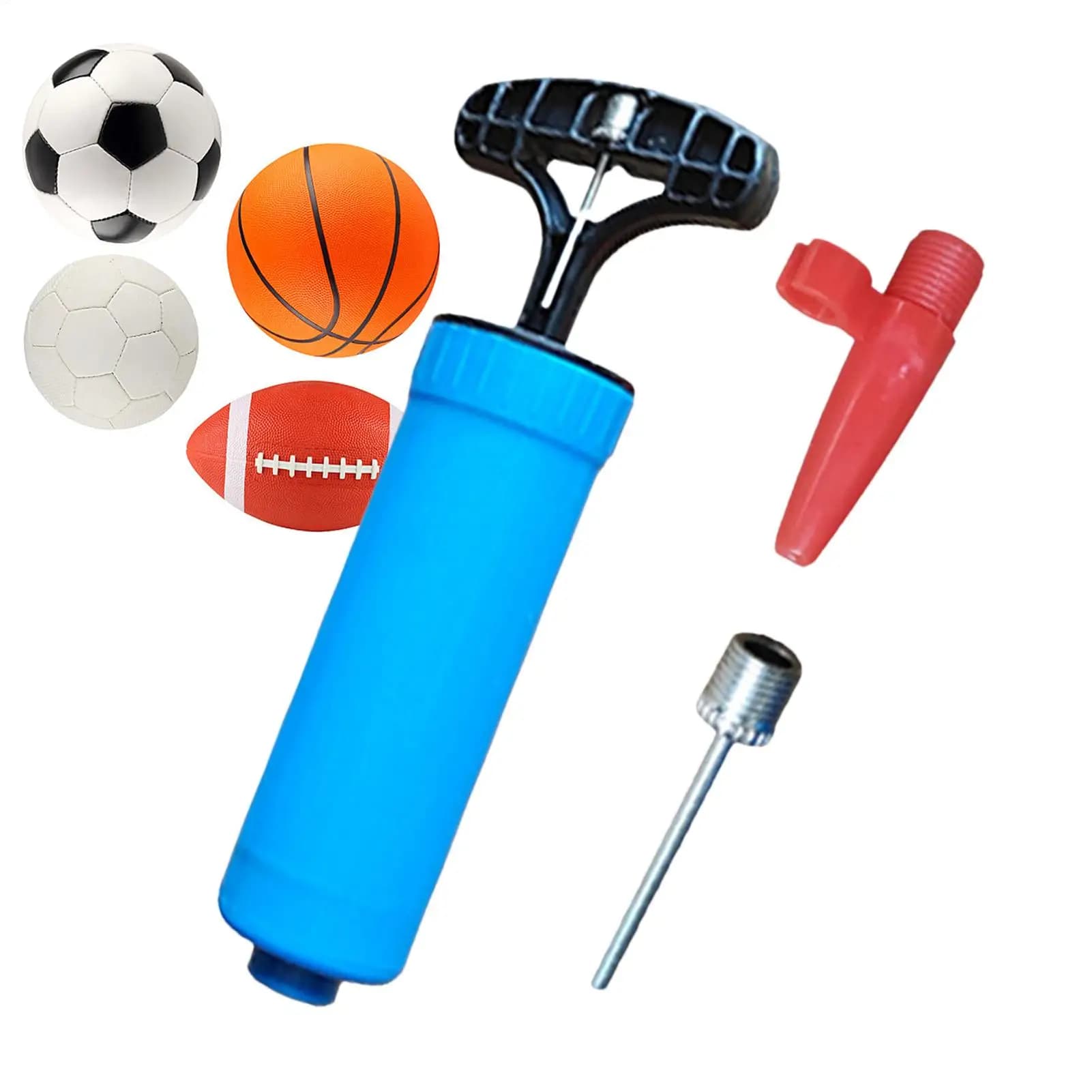 Basketball Air Pump Portable Air Pump for Volleyball Basketball Portable Accessories for Quick Inflating for Balloons Volleyball