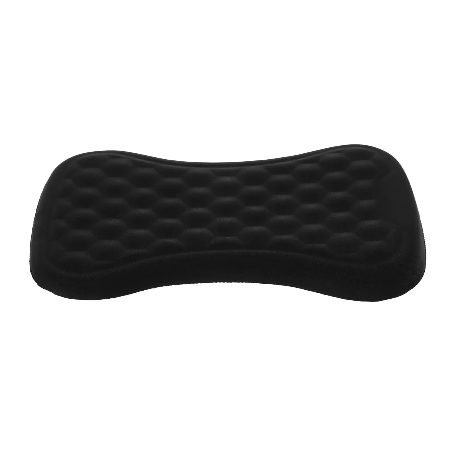 Comodo poggiapolsi per tastiera e mouse in tessuto di cotone con nucleo in plastica, fondo antiscivolo, supporto ergonomico per ufficio e casa