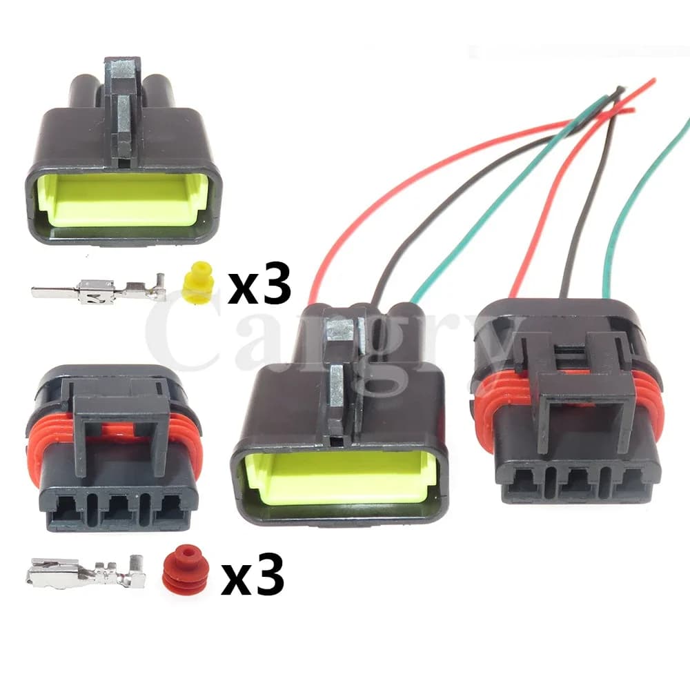 1 Set 3P 15300003 12040977 Spina per modifica automatica del connettore impermeabile per auto con presa per cavo elettrico per automobile
