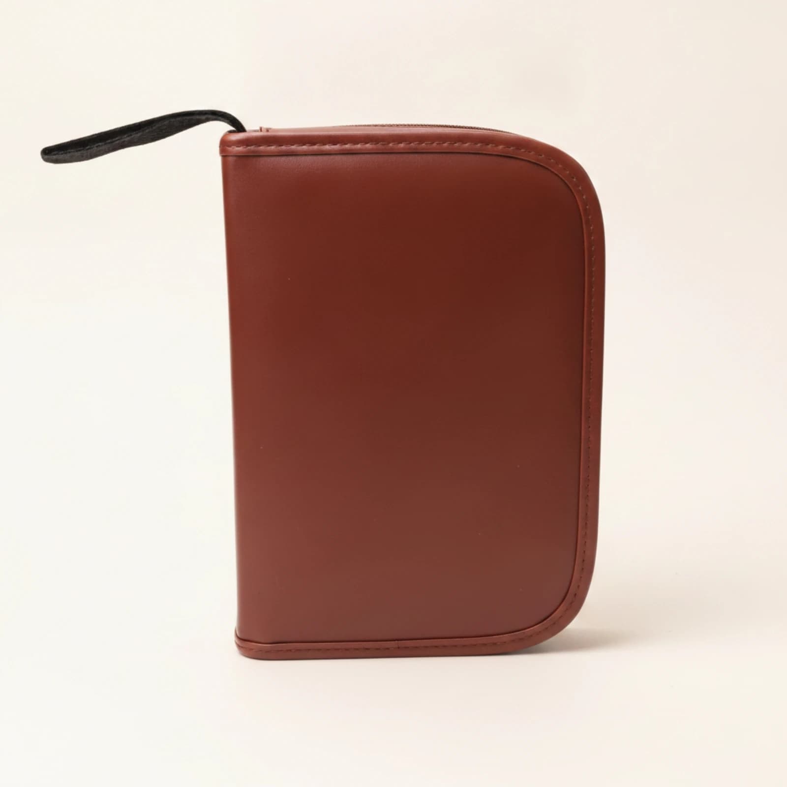 Golf Storage Pouch Leather-Like Golf Pouch with Wrist Strap Portable Storage Bag Zip-Around Valuables Holder Slim for Golfers