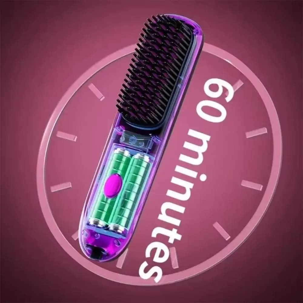 Hair smoothing comb with digital display Ceramic heating 160-200C ° Hair styling tool 3 adjustable levels