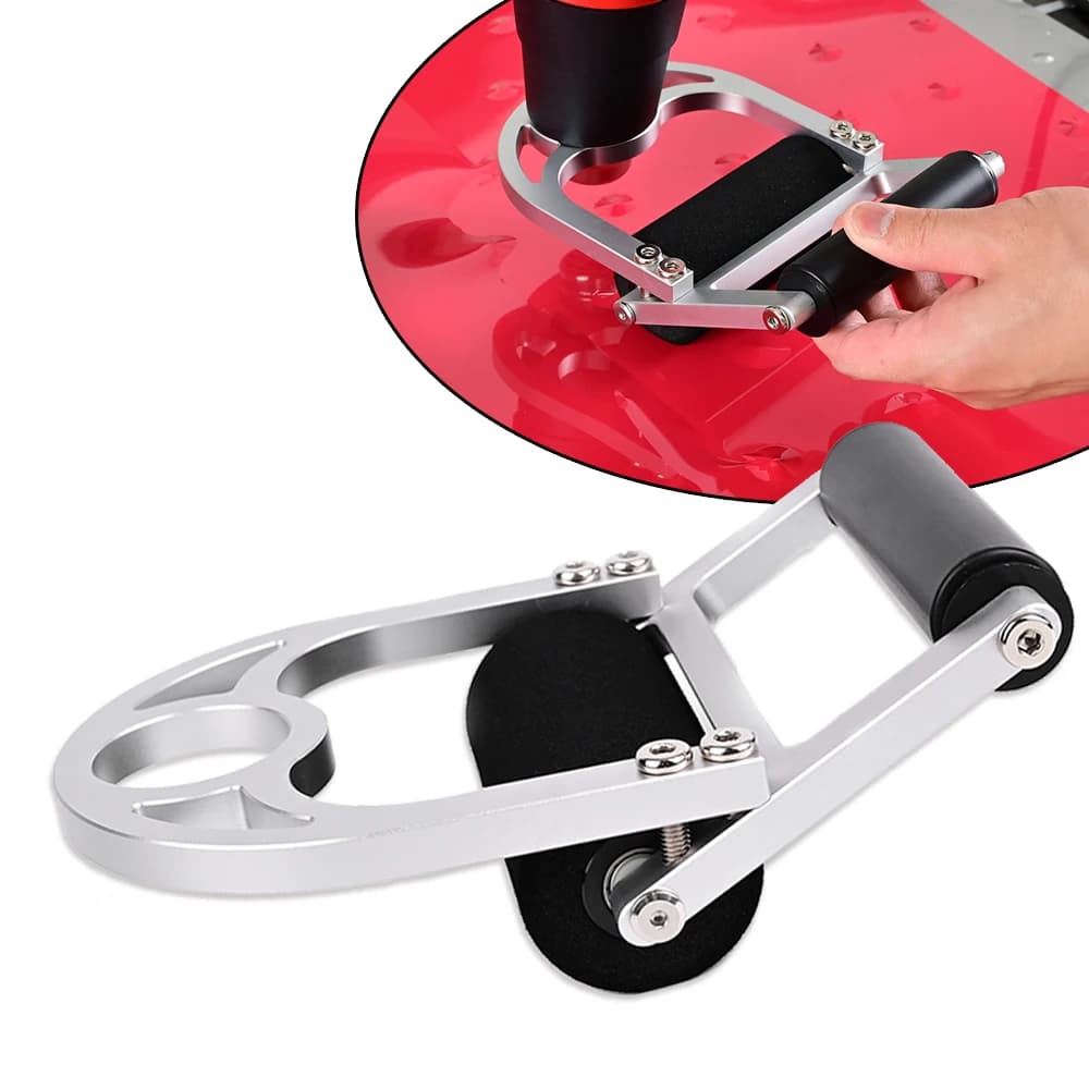 FOSHIO Rolling dyed film tool for irregular surface with heat-resistant sponge Car Styling Foam Roller Wheel Wrap Vinyl Application