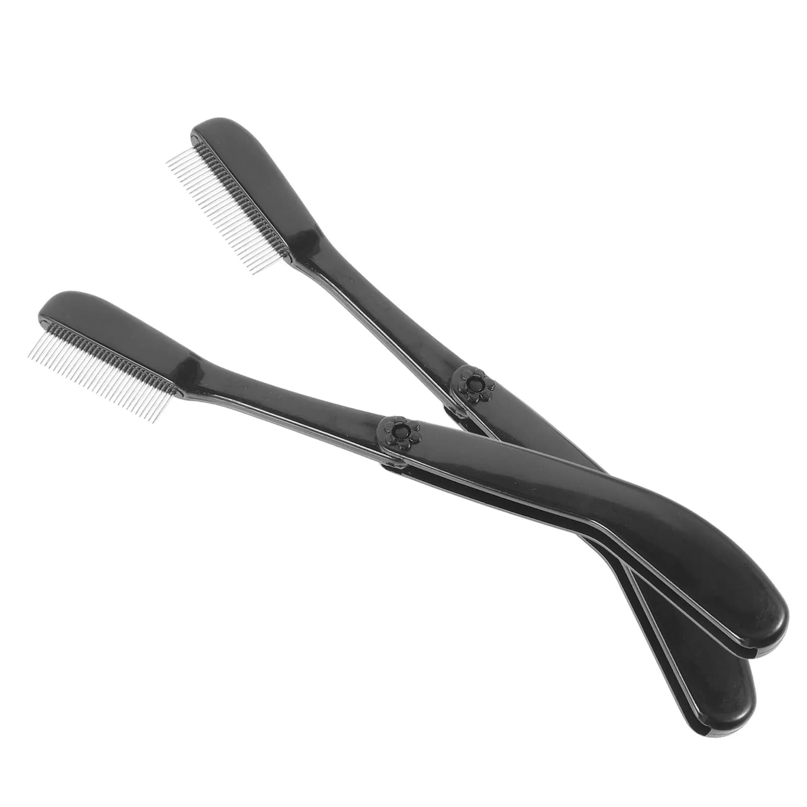 Set of 2 Metal Eyelash combs, Portable Eyelash and Eyebrow Separator, Reusable Multifunction Beauty Tool