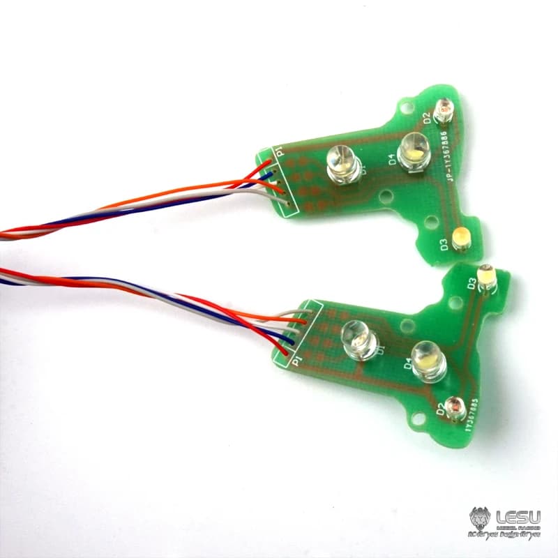 LESU faro circuito LED luci per Tamiyaya 1/14 3363 3348 paraurti RC trattore camion Dumper telecomando Th11488