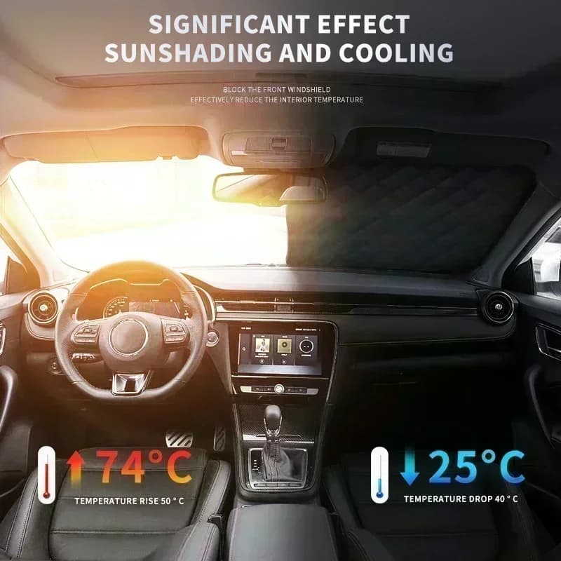 1 Pezzo Copertura Protettiva Invernale per Parabrezza Auto, Antigelo e Parasole per BMW M GT