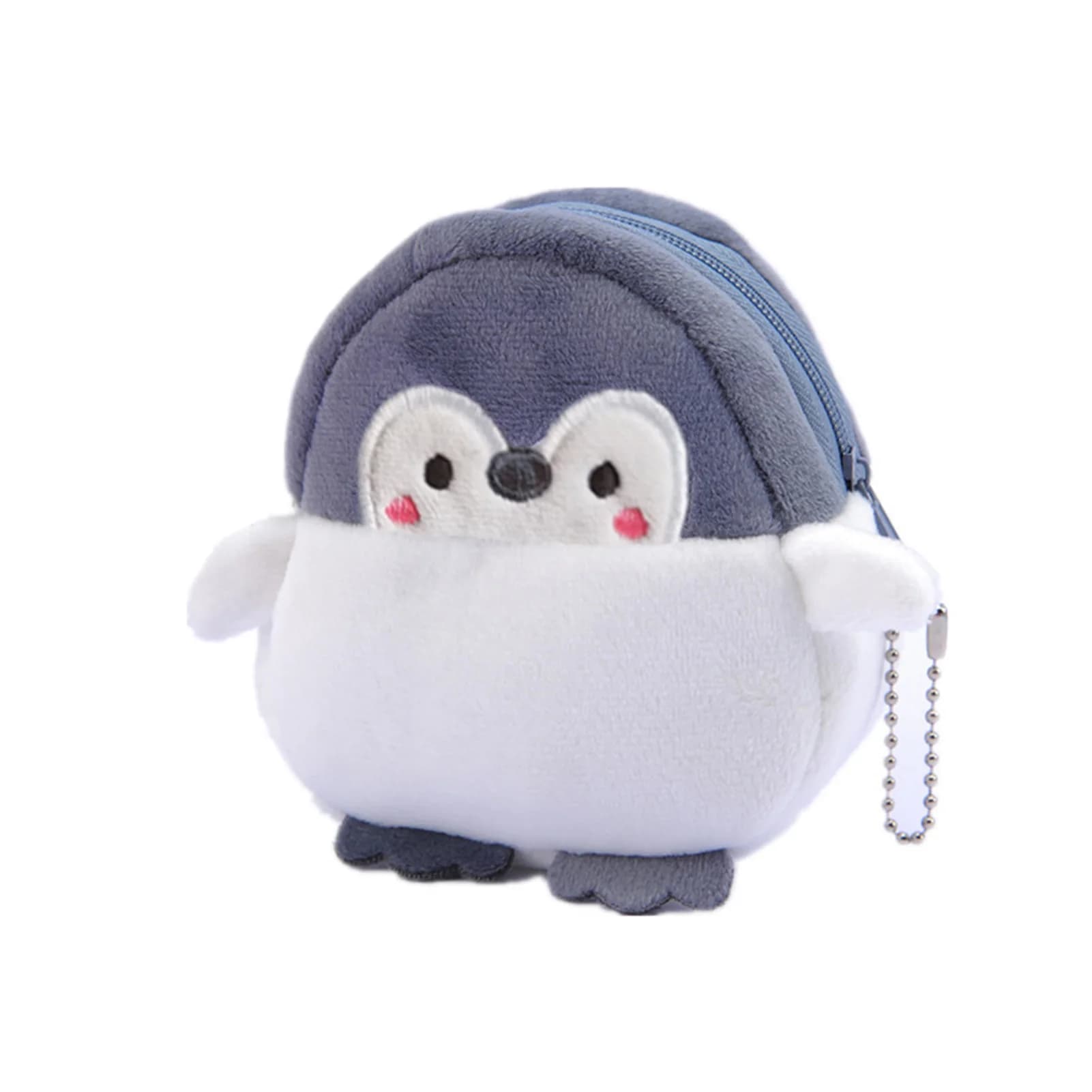 Portamonete a Forma di Pinguino, Portachiavi, Borsa per il Trucco, Organizzatore di Cavi, Pochette a Tracolla per Donne e Ragazze