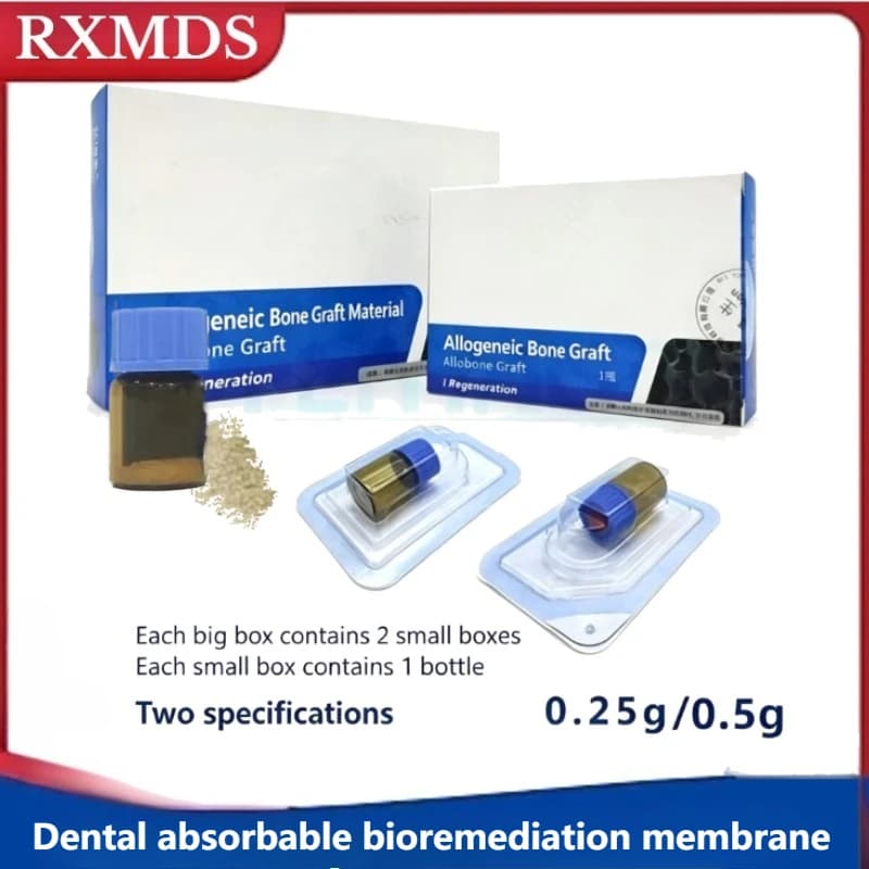 1box Dental Absorbable Bioremediation Collagen Membrane Bone Powder / Membrane for Dental Implantation Materials 0.25g/0.5g