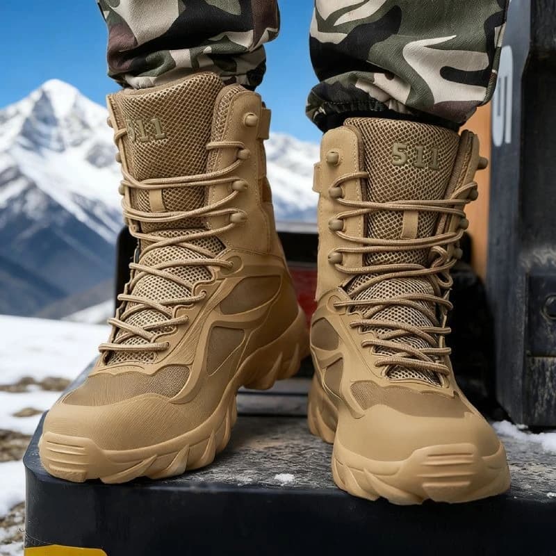 Scarpe da deserto da uomo di grandi dimensioni Stivali da trekking alti da esterno Scarpe casual sportive da uomo leggere e traspiranti Botines Hombre