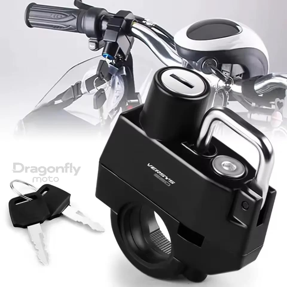 Per KAWASAKI VERSYS 650 VERSYS650 ABS 2010-2020 2019 Forniture Moto Casco Blocco Antifurto Armadietto Dispositivo di Bloccaggio Antiruggine