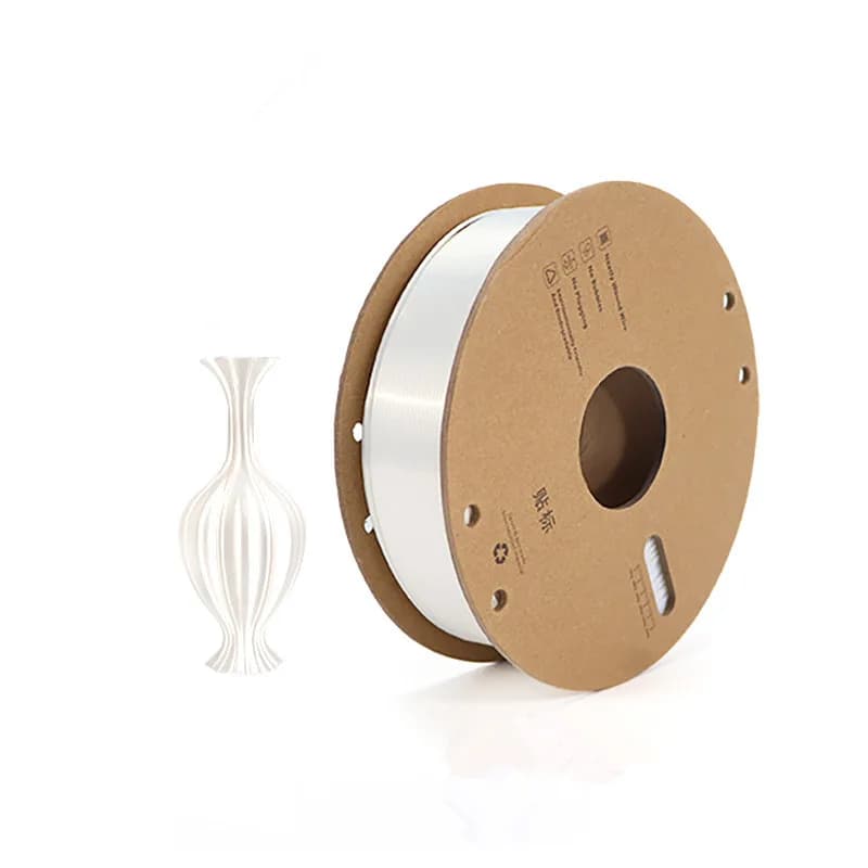Filament PLA White Silk for 3D Printing 1.75MM/1KG