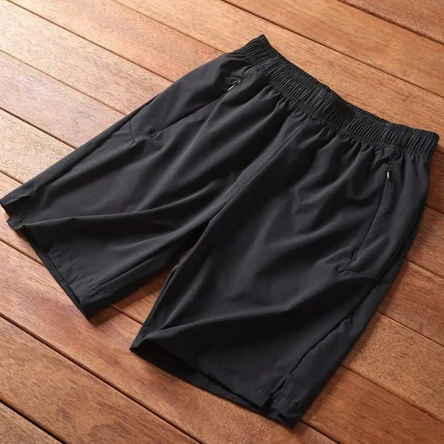 Mens Casual Elastic Waist Breathable Outdoor Sports Shorts