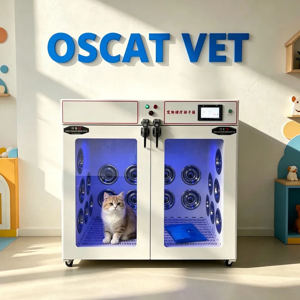 OSCAT Pet Drying Cabinet Smart Temperature Control Pet Grooming Dryer Pet Spa Dogs Cats Veterinary Machine Veterinary Clinic