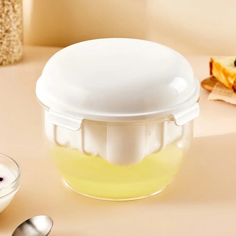 Scolapasta per Yogurt da 3L, Filtro a Rete Fine per Acqua, Separatore Riutilizzabile per Siero di Formaggio, Multiuso per Succhi e Latte di Soia