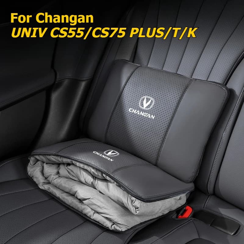 Per Changan UNIV CS55 CS75 PLUS Cuscino per auto multifunzionale Coperta pieghevole Poggiatesta per auto Supporto lombare Cuscino per il collo