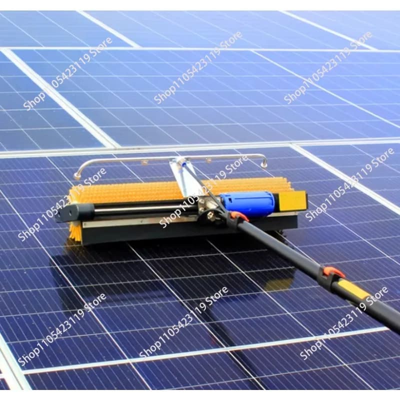 Pulitore Automatico per Pannelli Solari con Motore Brushless, Strumento per la Pulizia di Pareti Vetrate per Sistemi Fotovoltaici