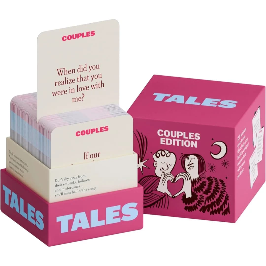TALES 150 Carte per Iniziare la Conversazione, Edizione per Coppie, Regalo di San Valentino per Coppie, Giochi per Adulti, Idee per Serate Romantiche