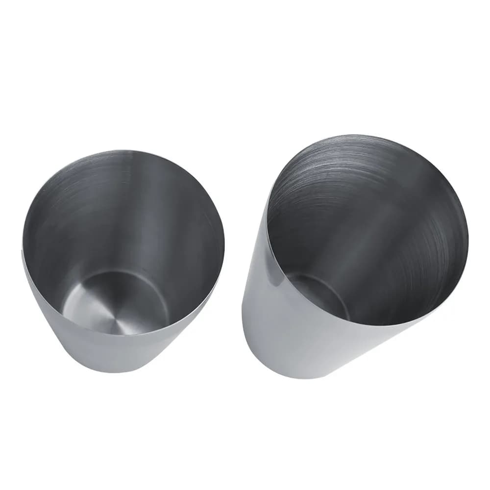 2 Piece Professional Stainless Steel Cocktail Shaker Set Silver Wine Shaker Drink Mixer Bartending