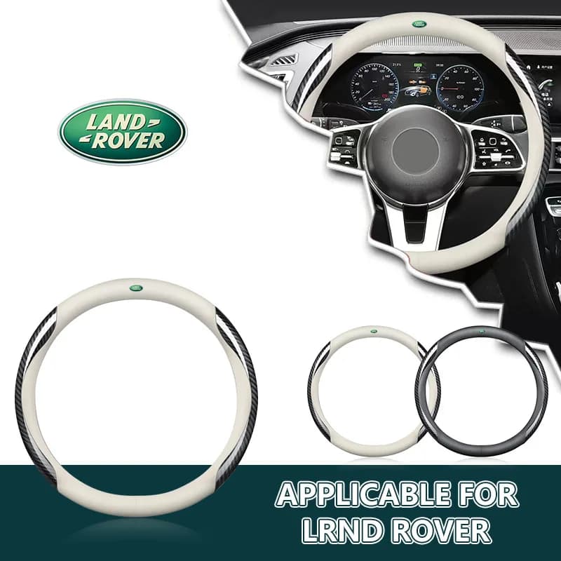 Coprivolante in Pelle e Fibra di Carbonio per Land Rover Freelander 2 L2 LF Discovery 3 4 L319 L462 Range Rover 3