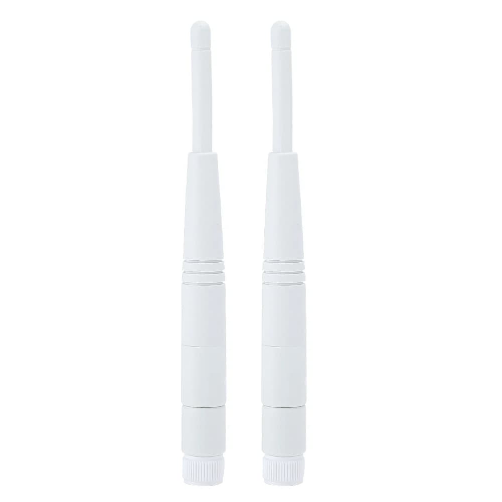 Antenna WiFi dual band 2.4G/5G ad alto guadagno, 2 pezzi, 4DBi Omni, interfaccia RP‑SMA, resistente, amplificazione del segnale, stabile, facile da installare