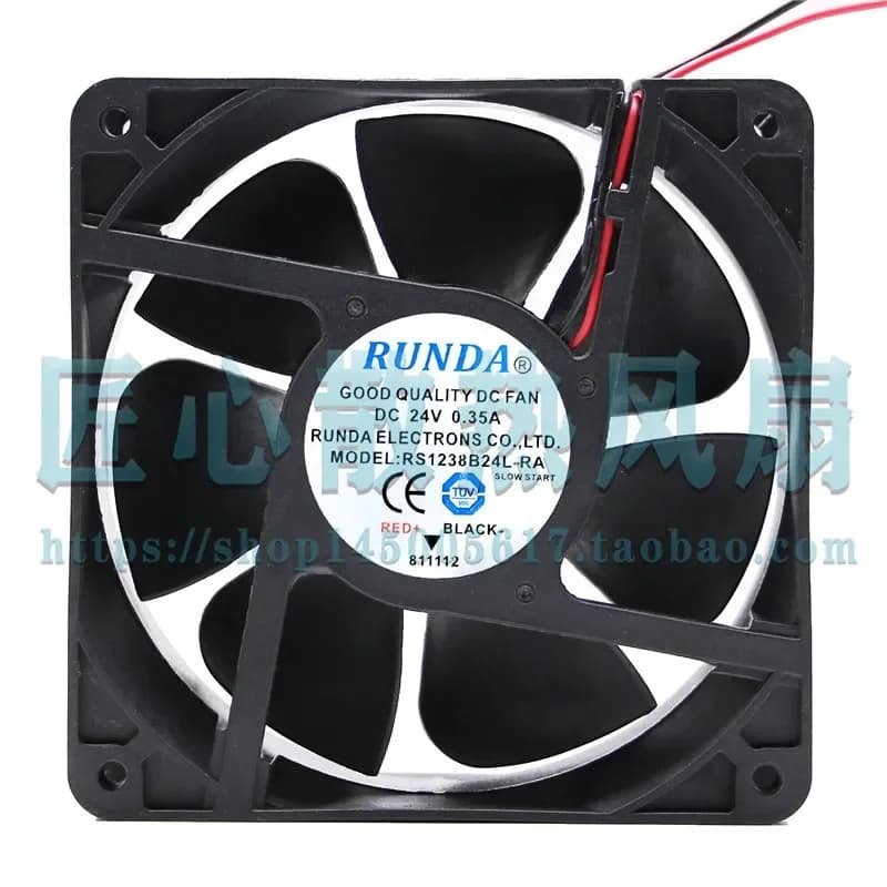 RUNDA RS1238B24L-RA 24V 0.35A 12CM 12038 Inverter Fan for Electronic Devices