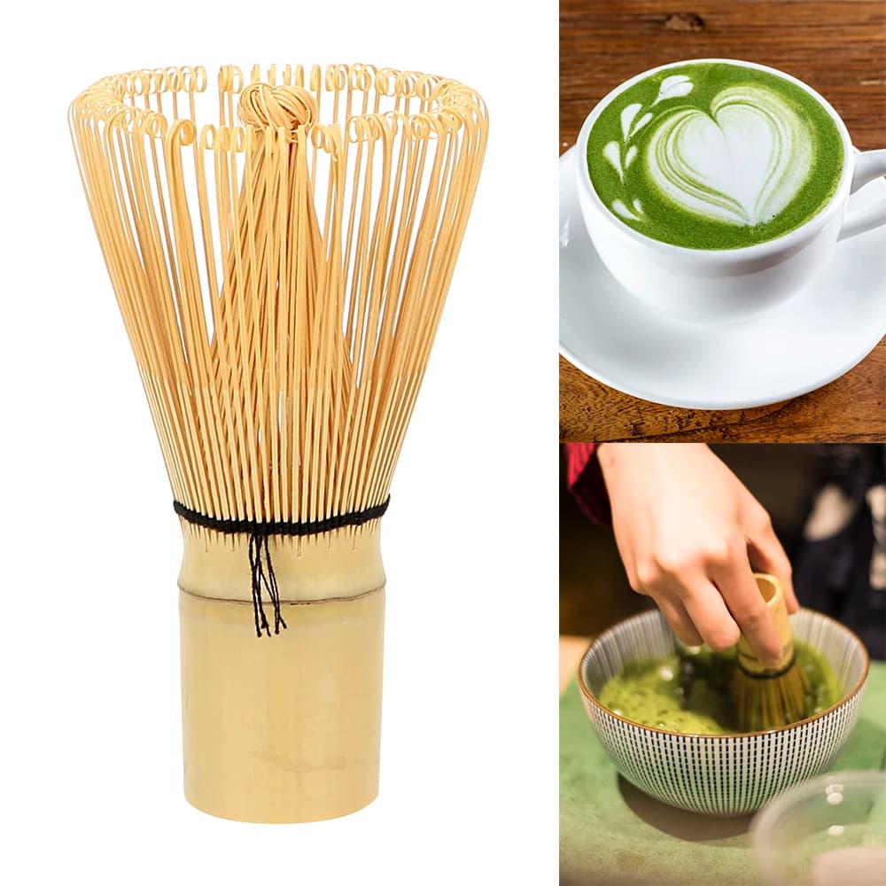 Japanese Ceremony Bamboo Chasen 100 Matcha Green Tea Powder Whisk Tea Brush Kitchen Accessories Tea Tool