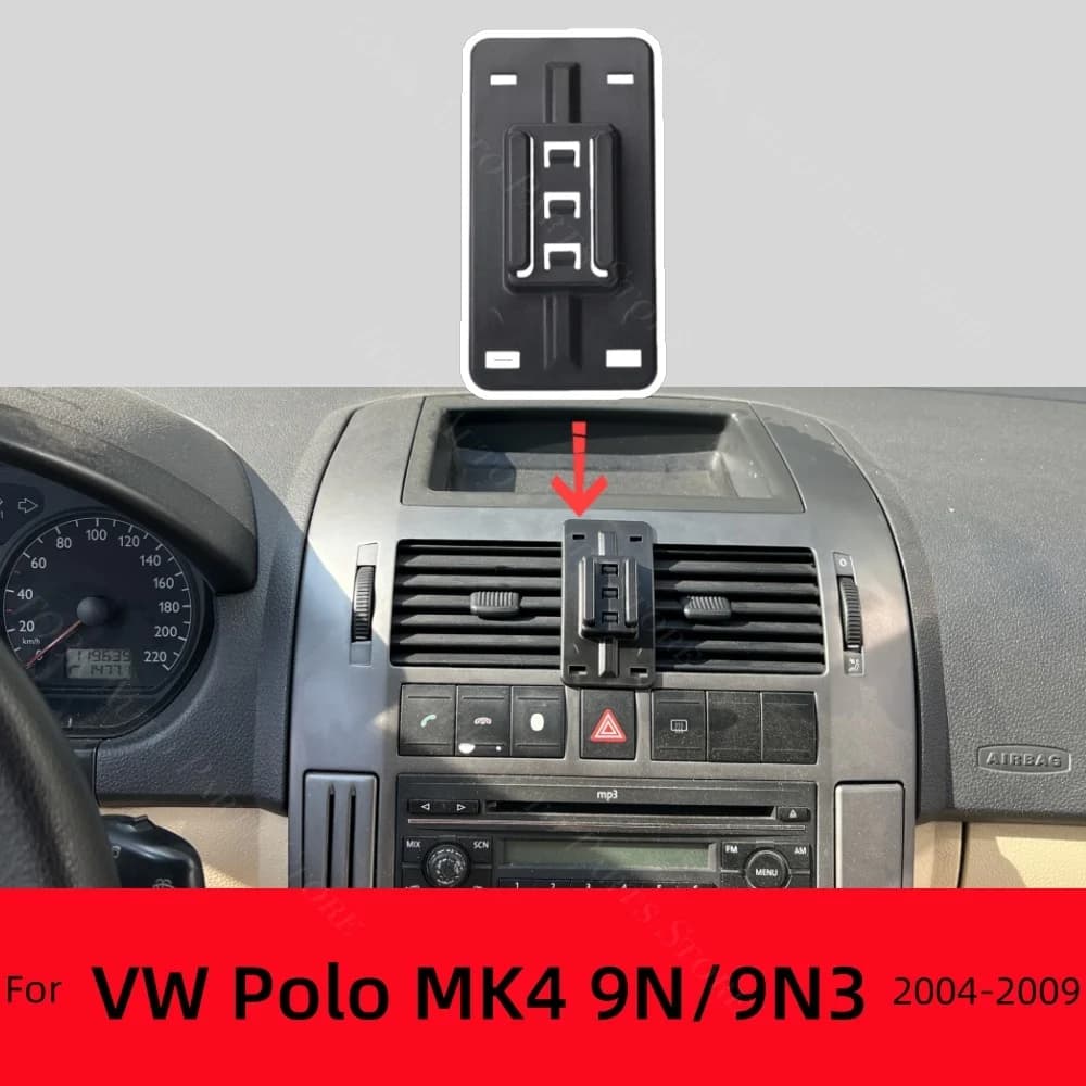 Per Volkswagen VW Polo MK4 9N/9N3 2004-2009 2005 Auto Mobile Supporto Speciale Staffa Fissa Base di Ricarica Senza Fili Accessori Auto