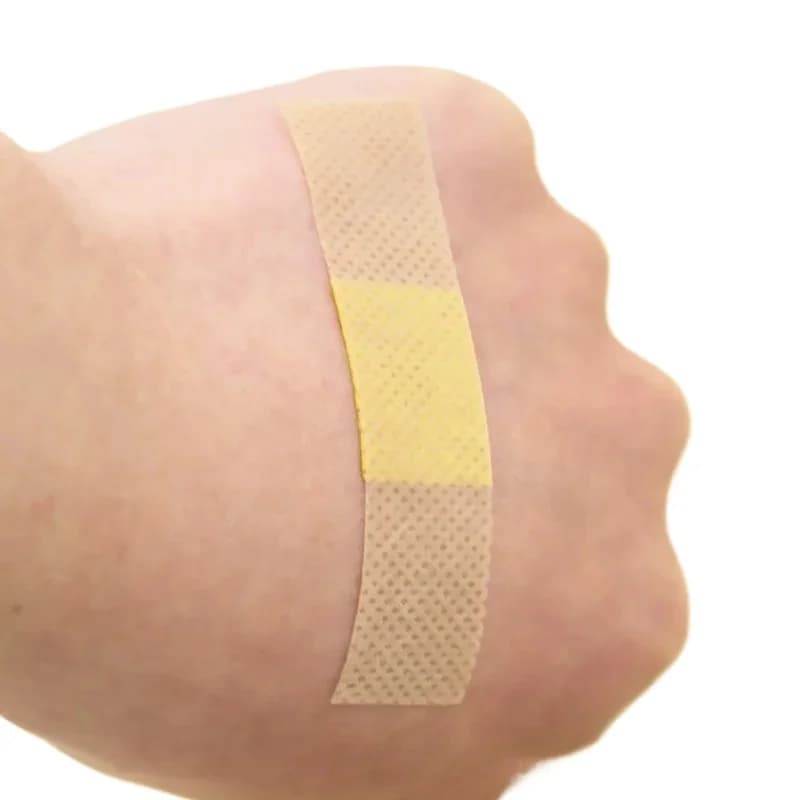 100 pz/set Cerotto di Primo Soccorso Stips Bende Adesive Gesso Traspirante per Medicazione della Ferita Kit di Emergenza Patch