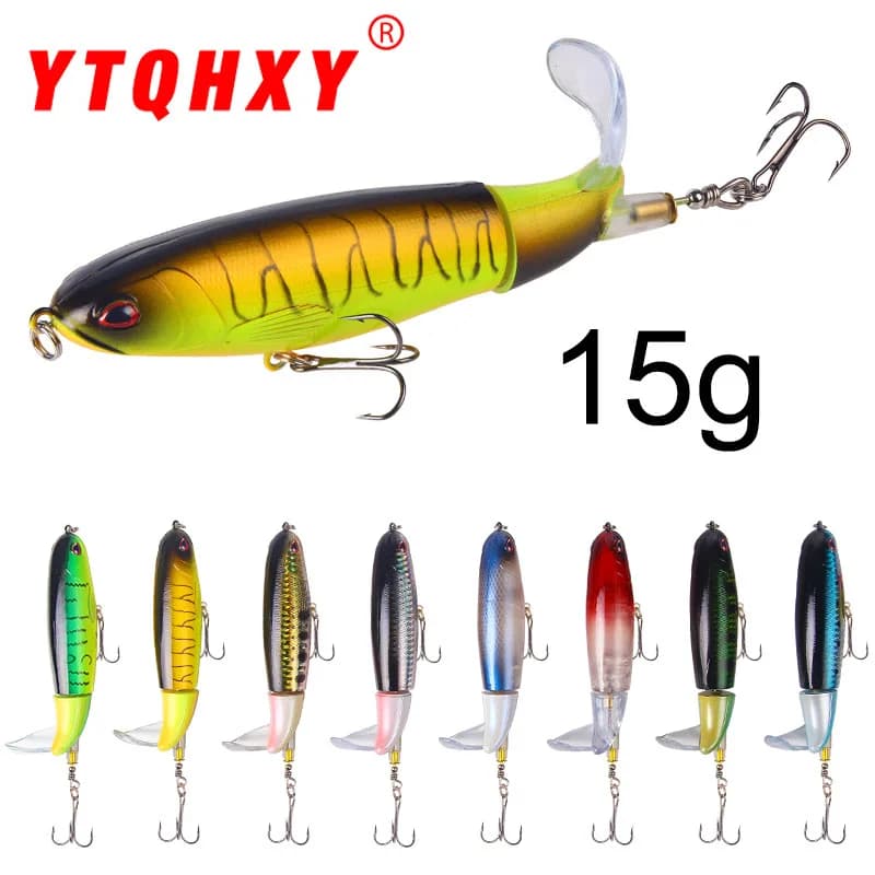 Luya bait, propeller surface tractor pencil plastic hard bait simulation fake bait bait, fishing gear products