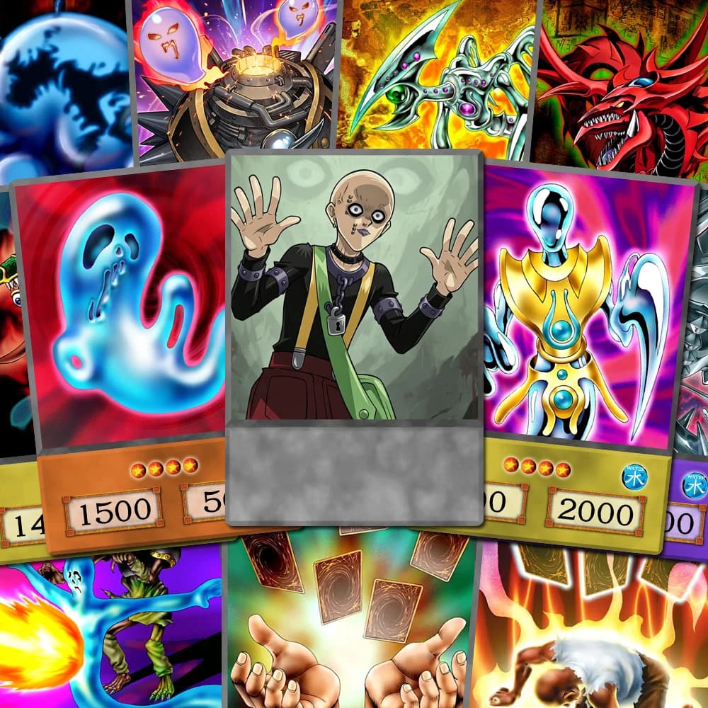Set da 50 Carte da Collezione YGO-DM Strings Slime Deck Orica in Stile Anime