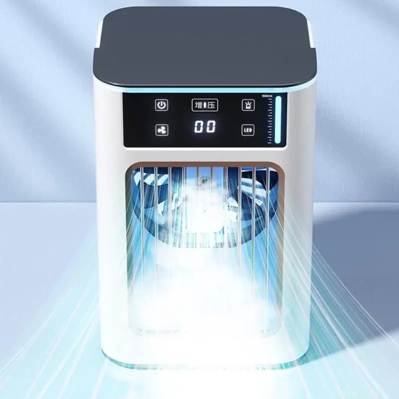 D0AB Condizionatore portatile Ventilatore Raffreddatori d USB domestici con serbatoio acqua da 900