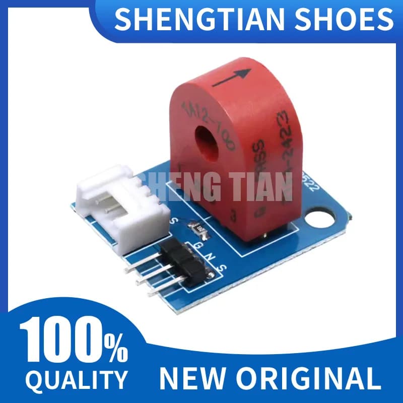 Electricity Meter(Analog) AC Current Sensor Current Transformer 5A for Arduino TA12-100 AC 0-5A 3p/ 4p interface transmitte