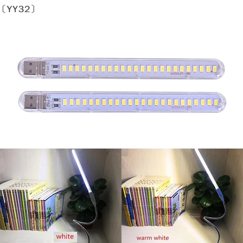 maveraYY32 Ondulazione 5V 12W USB LED Luce notturna 24 LED Lampada da tavolo da lettura USB Luci da libro Luce USB a bassa tensione 5V