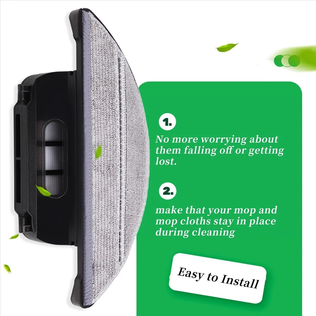 goodok Water Tank Dust Box Mop Cloth Support Kit for Cecotec Conga 2290 Ultra Vacuum Cleaner Secure Attachment