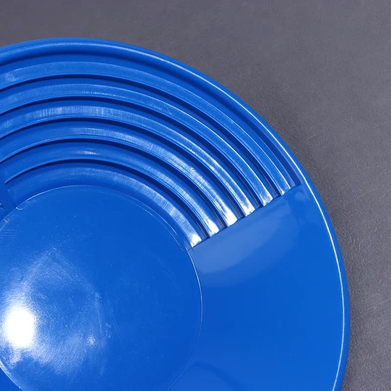 Setaccio per Oro in Plastica con Design a Scanalature, Ergonomic Instrument for Gold Research, Metal Detection Equipment and Open Gold Washing
