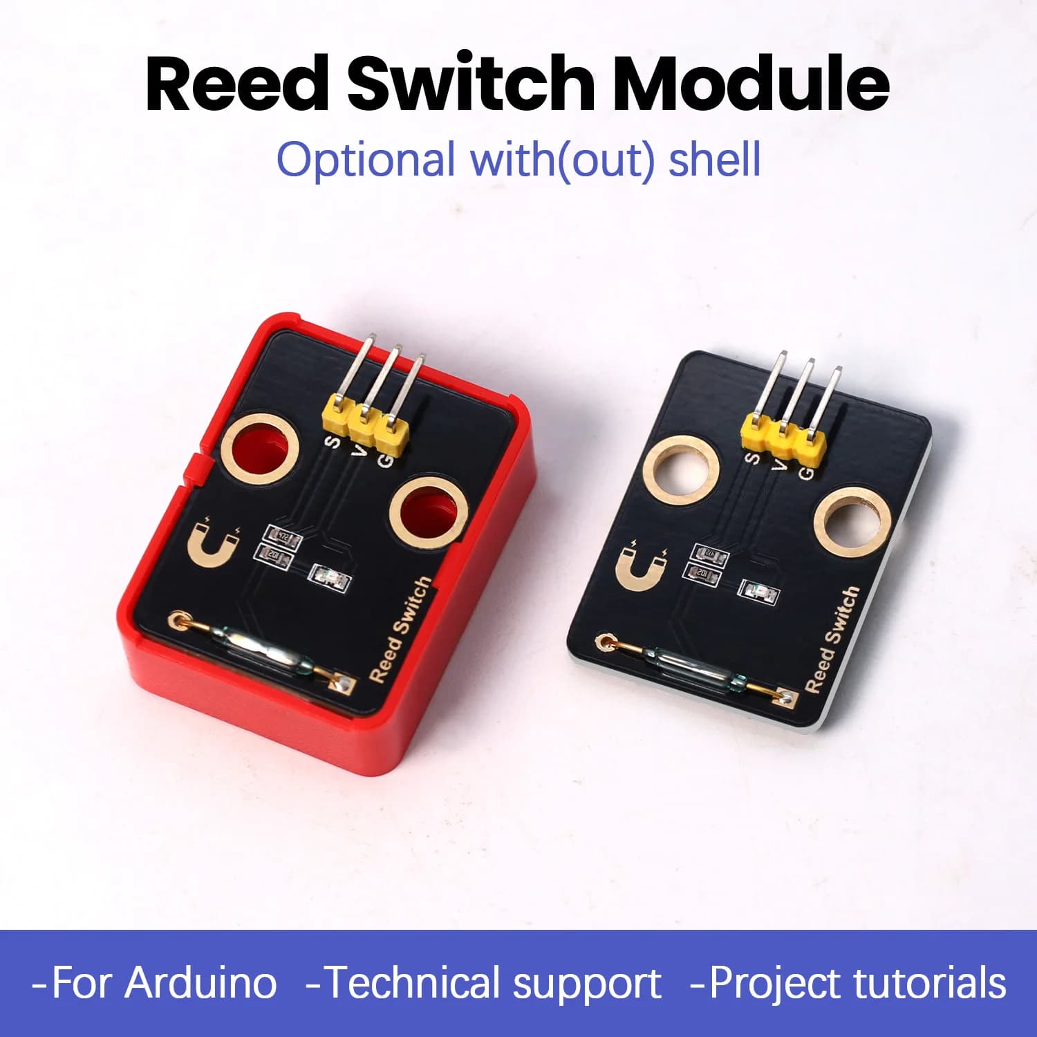 Keyestudio Reed switch module for Arduino DIY kit Optional case compatible with technical support Lego Building Blocks