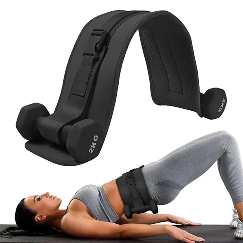 Adjustable Weighted Waist Belt Hip‑Training Strap for Home Gym Workout Dumbbell Exercise Body Shaping Fitness Equipment