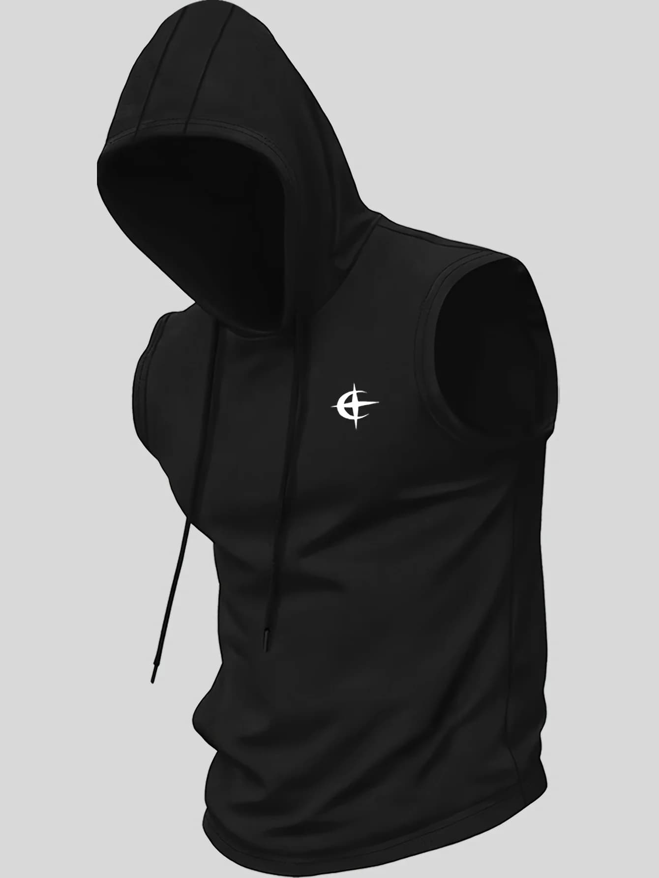 Canotta da Uomo con Cappuccio ad Asciugatura Rapida, Traspirante, per Palestra, Corsa e Uso Casual, Disponibile in Vari Colori