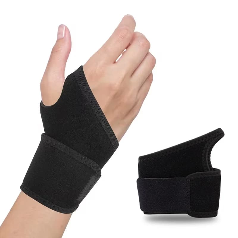Tutore da polso regolabile perfetto per donne e uomini, cinturino avvolgente, tutore per tunnel carpale, fitness, adatto per mano destra sinistra