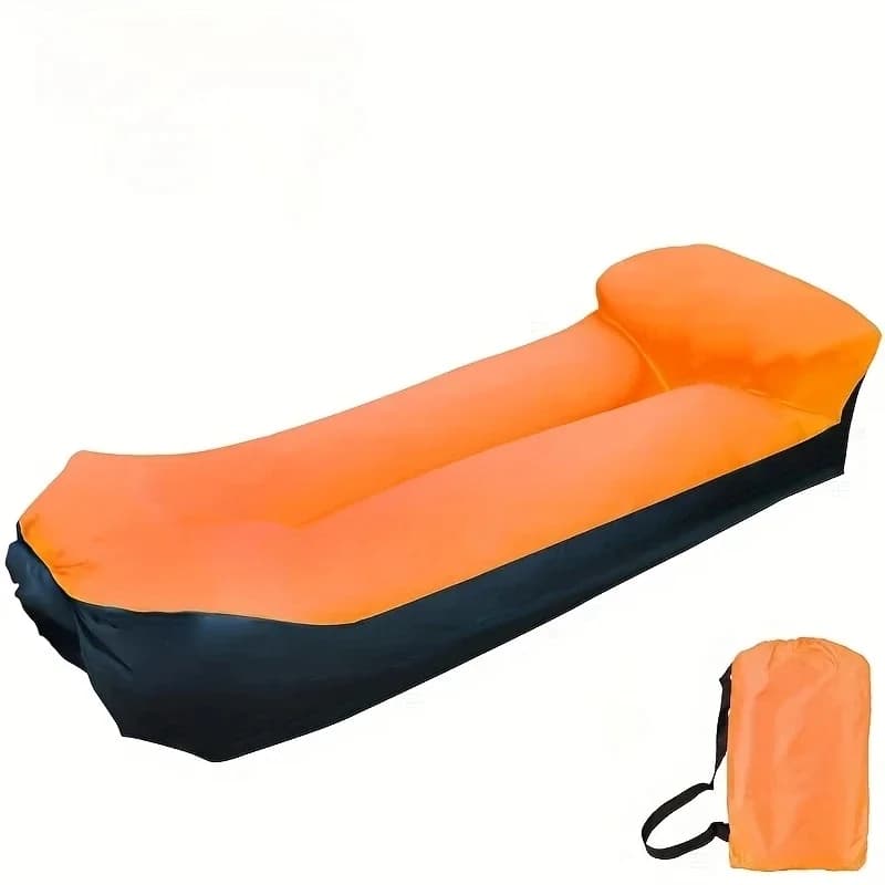 Portable Inflatable Lounge Chair with Pillow - Waterproof Sofa for Camping, Beach & Festivals