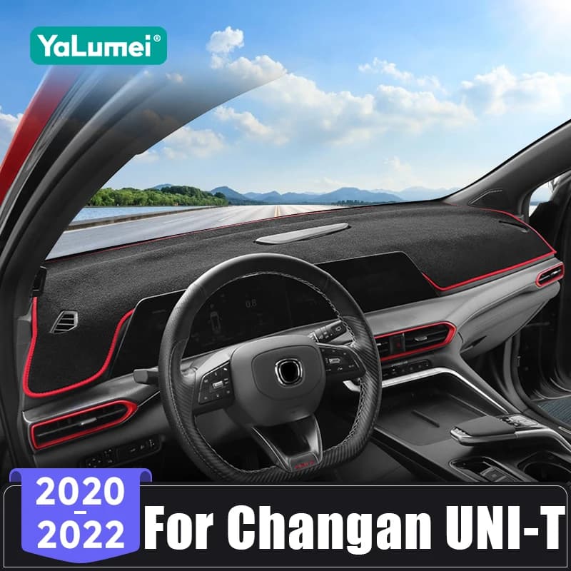 For Changan UNI-T UNIT 2020 2021 2022 Car Dashboard Anti-UV Cover Instrument Panel Avoid Light Pads Sunscreen Accessories