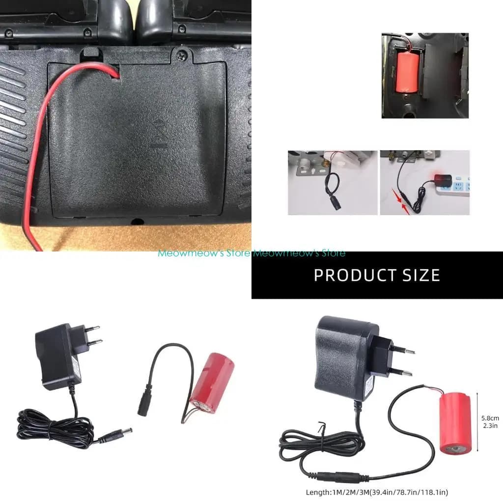 W91A 1,5 V Batteria LR20 Alternativa da 100 V-240 V a 1,5 V LR20 D Eliminatori Filo eliminatori