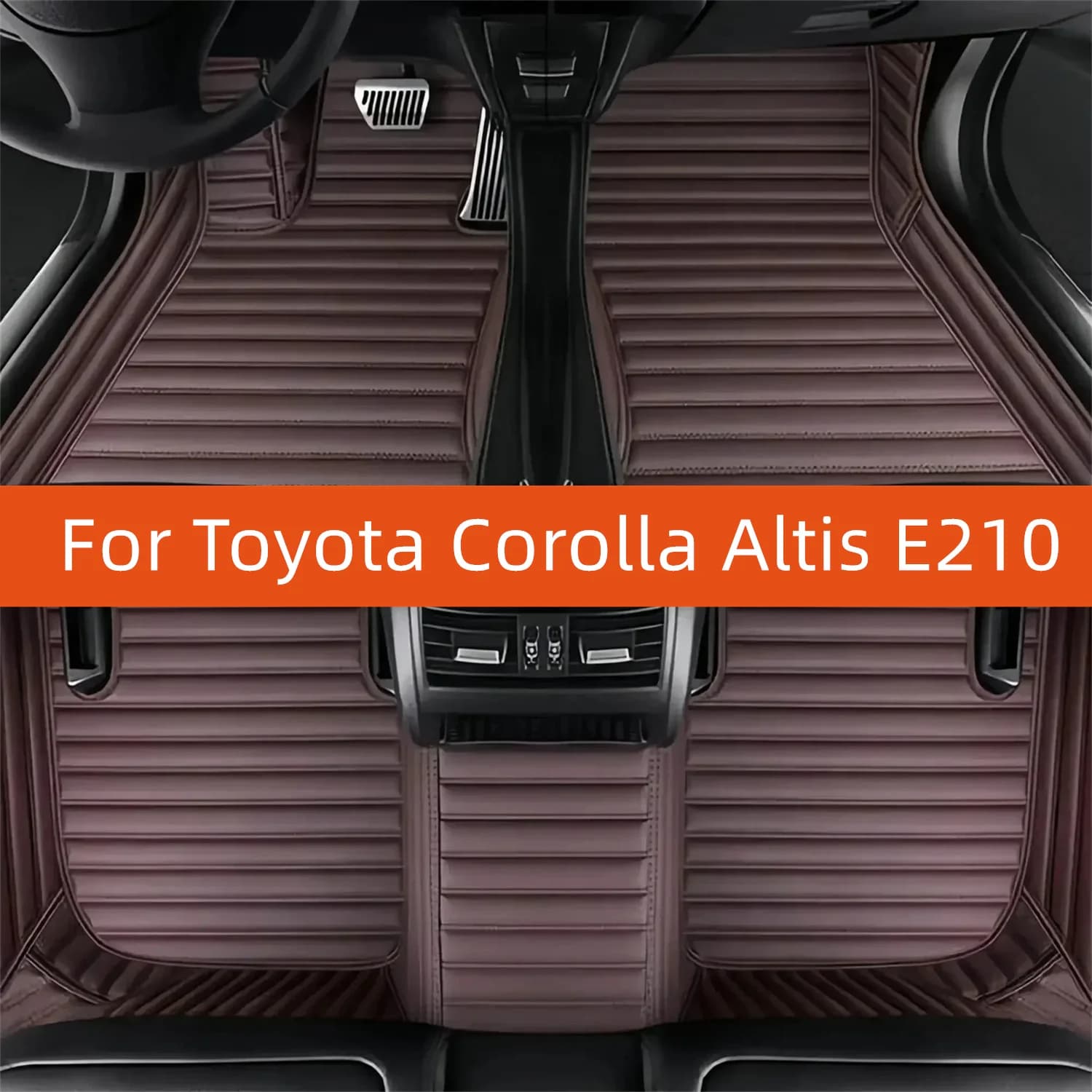 Tappetino per auto in pelle personalizzato per Toyota Corolla Altis E210 2020 2021 2022 2023 2024 2025 2026 2027 Tappetino per auto Accessori interni