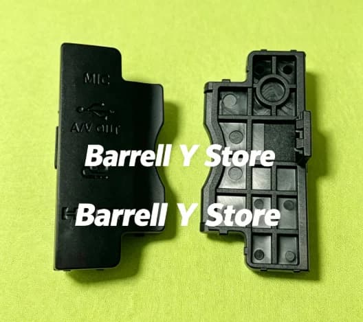 1pcs Side USB Port Rubber Cover Data Port Plug Decor Skin For Nikon D5300 Camera