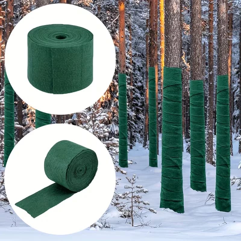 Involucri protettivi per alberi a prova di inverno per il tronco dell'albero verde Guardia del tronco delle piante da arbusto Benda antigelo per mantenere caldo l'idratazione