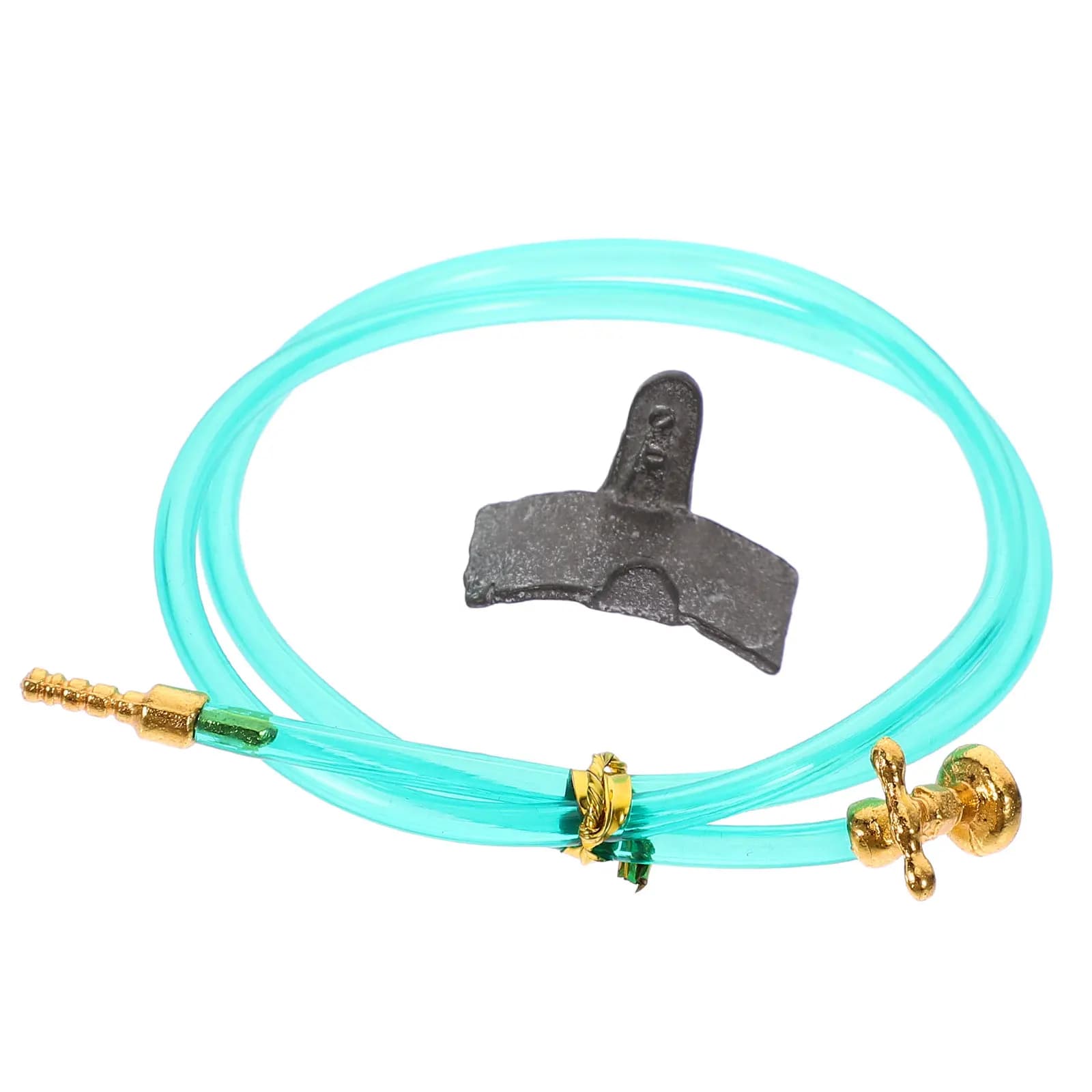 House Miniatures Mini Hose Decor Tiny Hose Model for House Garden Scene Play Prop Miniature Outdoor Irrigation Accessory