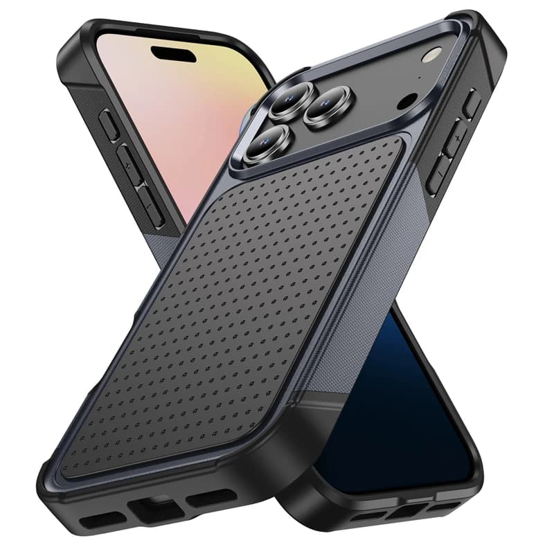Custodia per telefono con armatura di grado militare per IPhone 17 Air 16 15 14 13 12 11 Pro Max Plus 17Pro 16Pro 17Air 15Pro Copertura paraurti antiurto