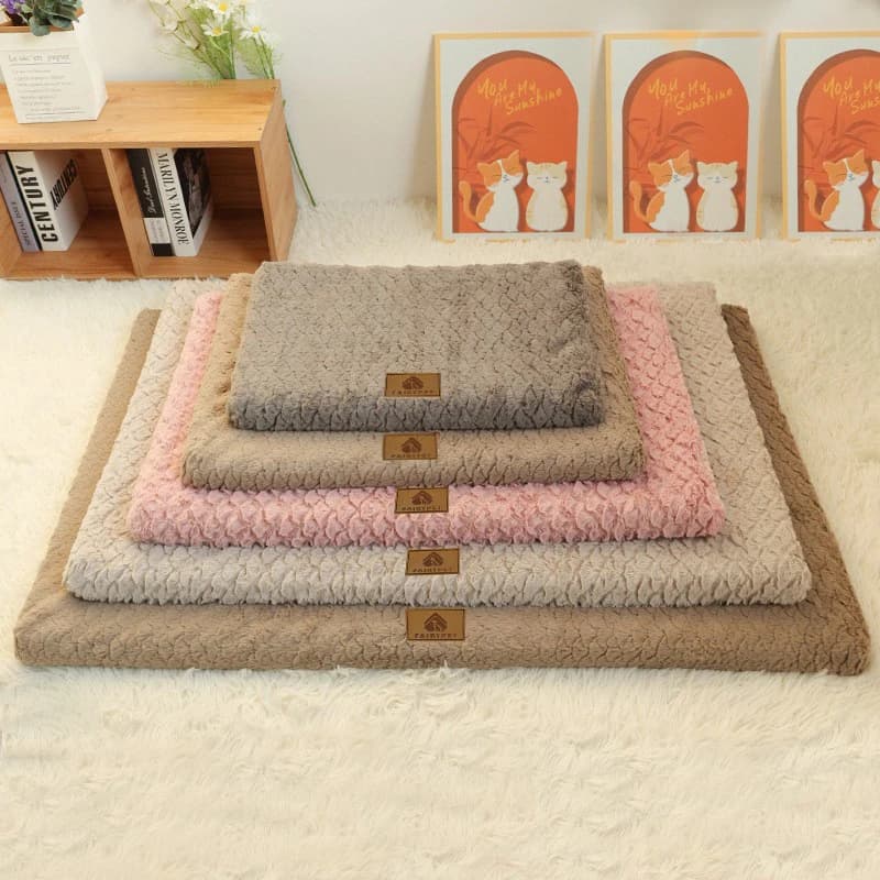 Letto per animali domestici in memory foam con copertura in pelliccia sintetica lavabile rimovibile Letto per cani impermeabile ortopedico per letto per cani con fondo antiscivolo